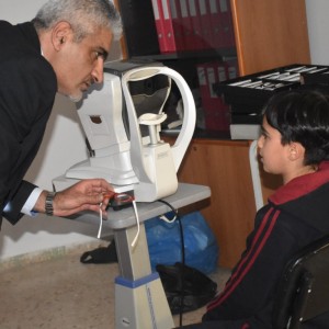 As part of Al Mustaqbal School social awareness philosophy, the Blue House has conducted a “Free of Charge Eye Test” for students from years 6, 7 & 8